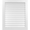 Ekena Millwork Vertical Surface Mount PVC Gable Vent: Functional, w/ 3-1/2"W x 1"P Standard Frame, 34"W x 40"H GVPVE34X4001SF - alternate 1